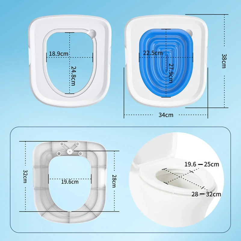 Kit di Addestramento per Toilette per Gatti, Riutilizzabile ed Ecologico, per la Pulizia degli Animali Domestici - immagine 3
