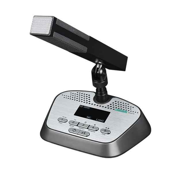 

Table Gooseneck Microphone Wire dante conference delegate unit and chairman unit microphone 5G Wifi Wireless Conference System