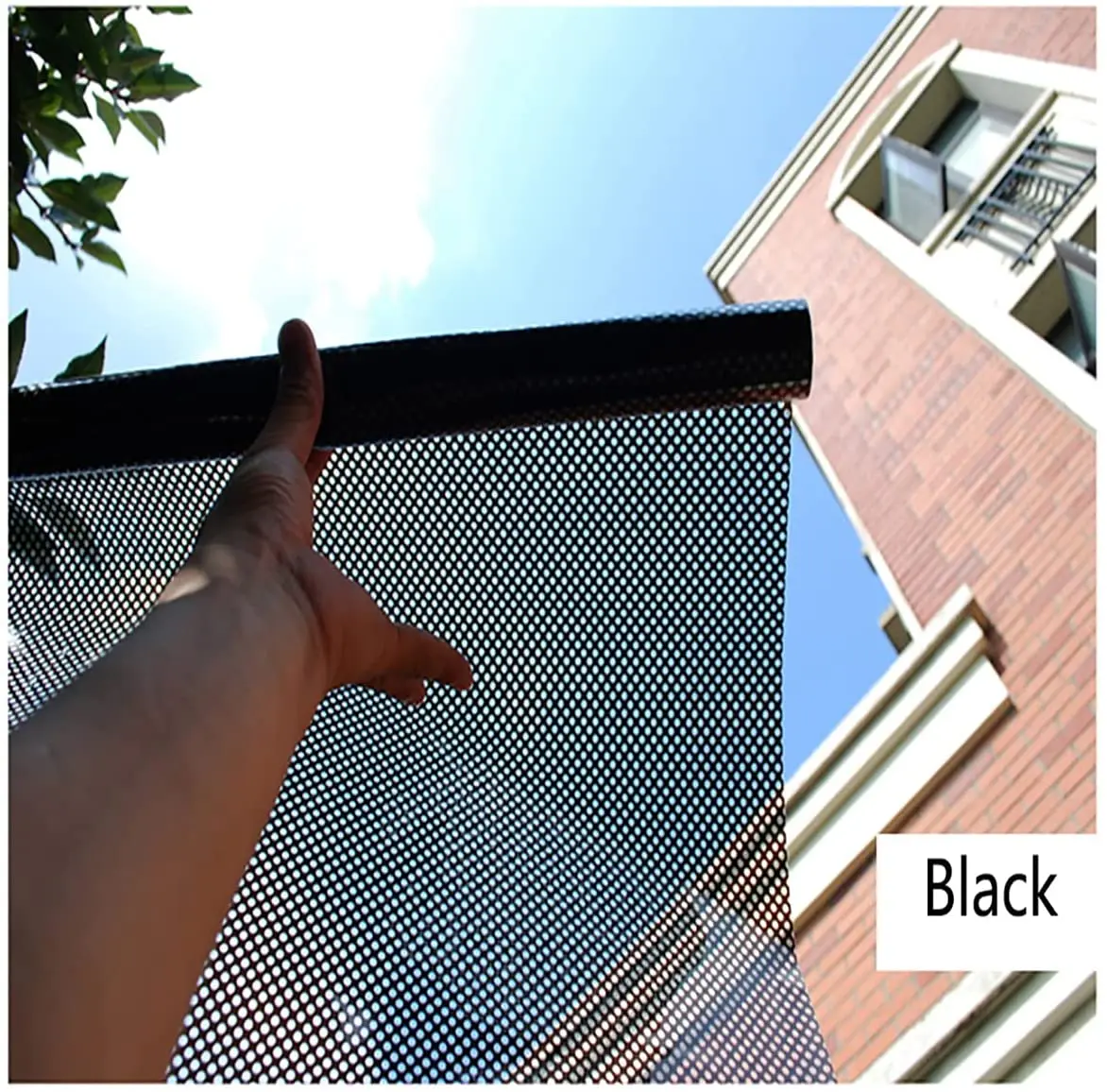 YaJing Mesh Window Film Privacy Stained Glass film Self Adhesive Window Vinyl Sticker for UV Blocking Heat Control Glass Sticker window film window privacy film