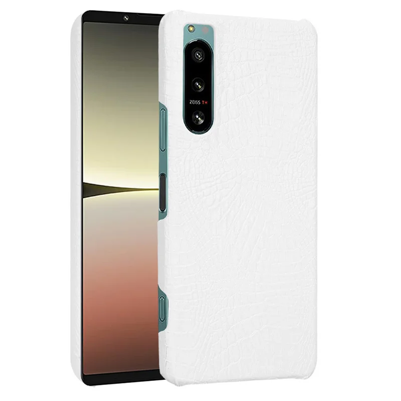 Per Sony Xperia 5 Iv Xq-Cq62 Custodia Luxury Retro Crocodile Skin Book Cover Per Xperia 5 Iv Custodia Per Telefono Di Alta Qualità
