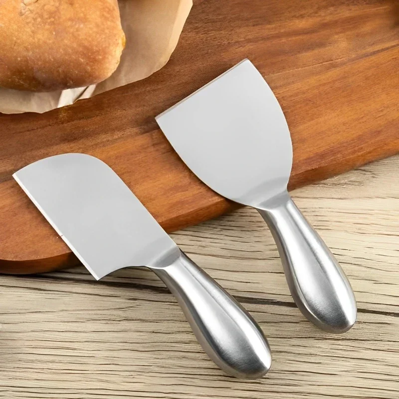 Stainless steel cheese Knife 6-piece set cheese tool pizza cutter Butter spatula fruit fork Pastry baking kitchen utensils