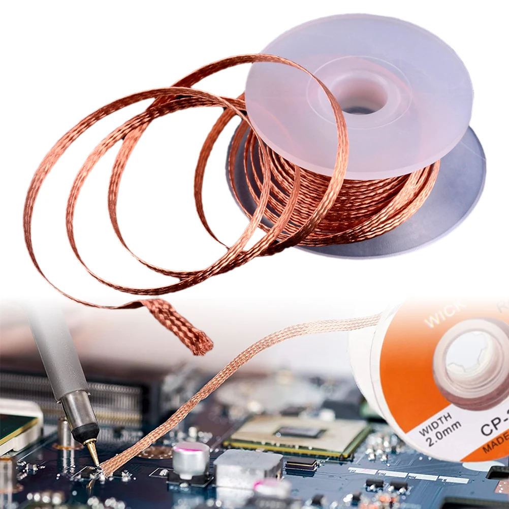 Desoldering Braid Tape Copper Solder Wire Soldering Wick Tin Solder