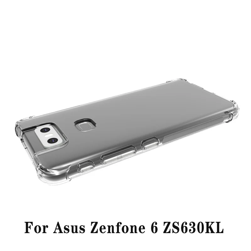 Shockproof Air Cushion Silicone TPU Matte Back Cover Case