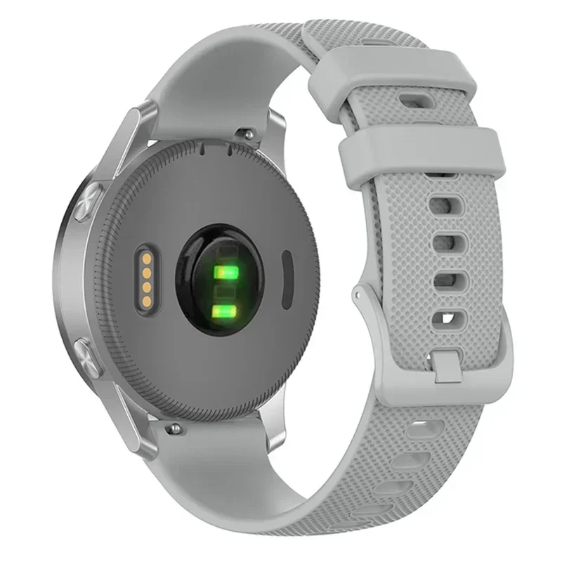 Breathable Soft Silicone Replacement Strap, 20-22mm, Enhanced Comfort and Style