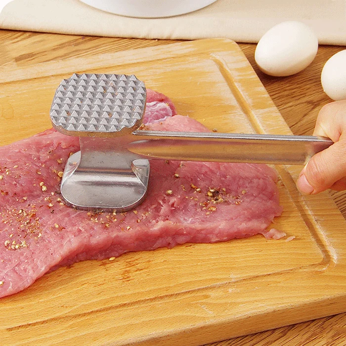 Stainless Steel Meat Tenderizer Softener For Steak Hammers Tapping Pork Kitchen Tools 1 piece