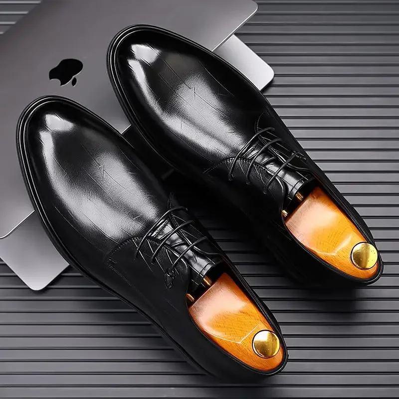

Men's Shoes Moccasins New Retro Men's Work Work Italy Dress Shoes Leather Shoes