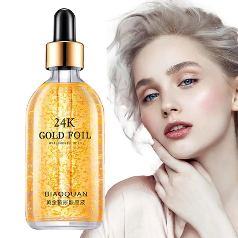 

24k Gold Face Serum Gold Hyaluronic Acid Nicotinamide Face Serum Anti Aging Facial Lifting Collagen Essence Anti Aging Serum