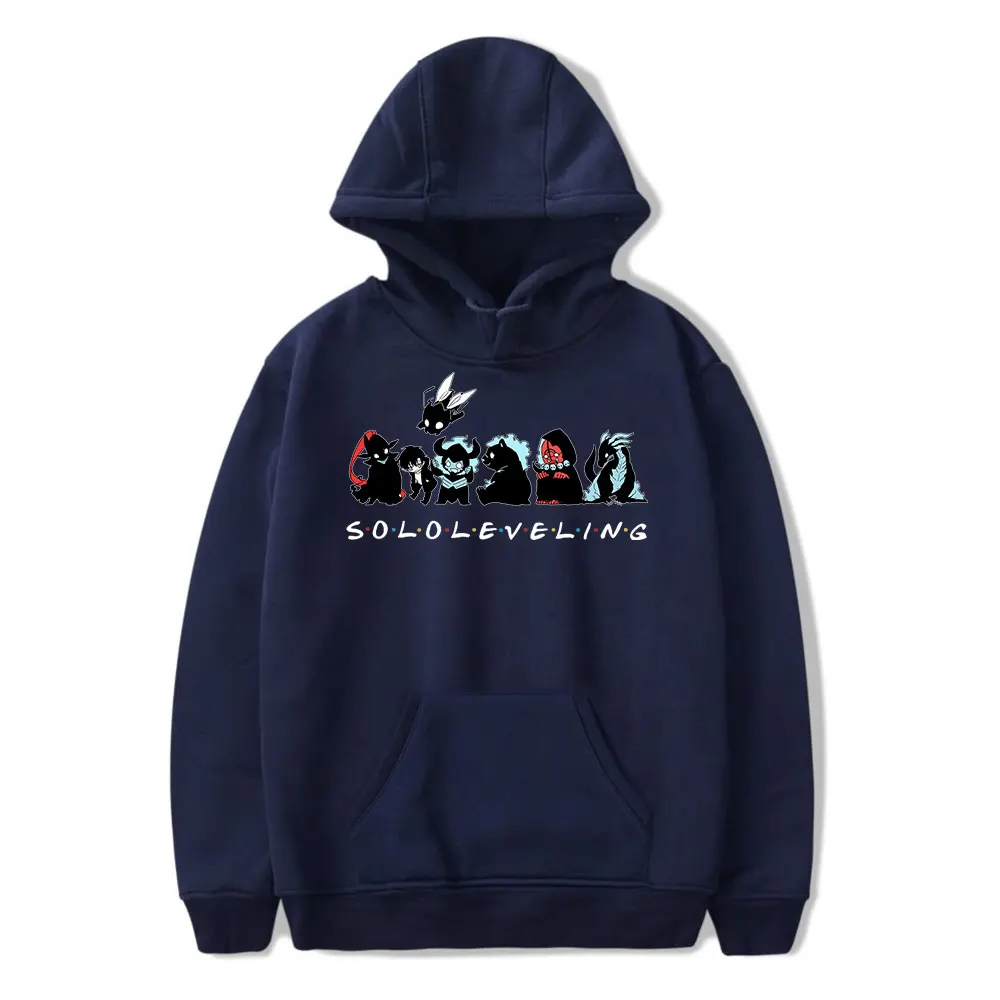 Solo Leveling Sung Jinwoo Vintage 90s Hoodie Men and Women Hip-hop Sports Pullover Sweatshirt Suitable for Everyday Wear