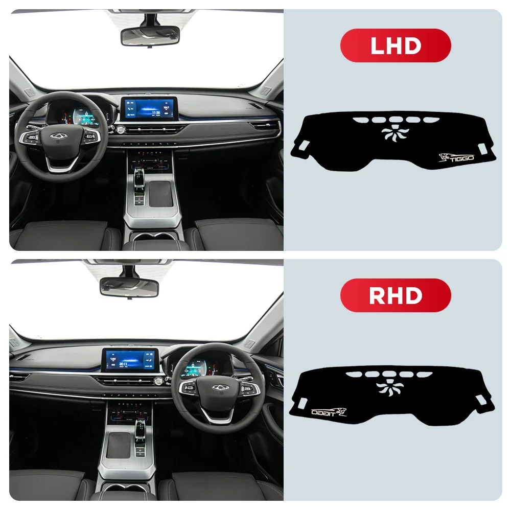For CHERY TIGGO 4 Pro 2022-2024 Car Dashboard Cover Mat Sun Shade Pad Avoid Light Mat Instrument Carpet Protection Accessories