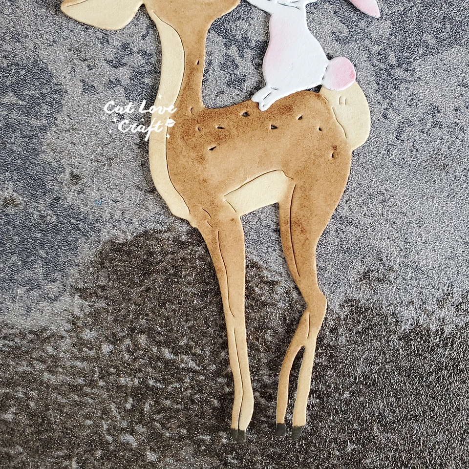 Metall Stanzformen Katzen - 6 Stück, Karbonstahl, Für Karten & Scrapbooking