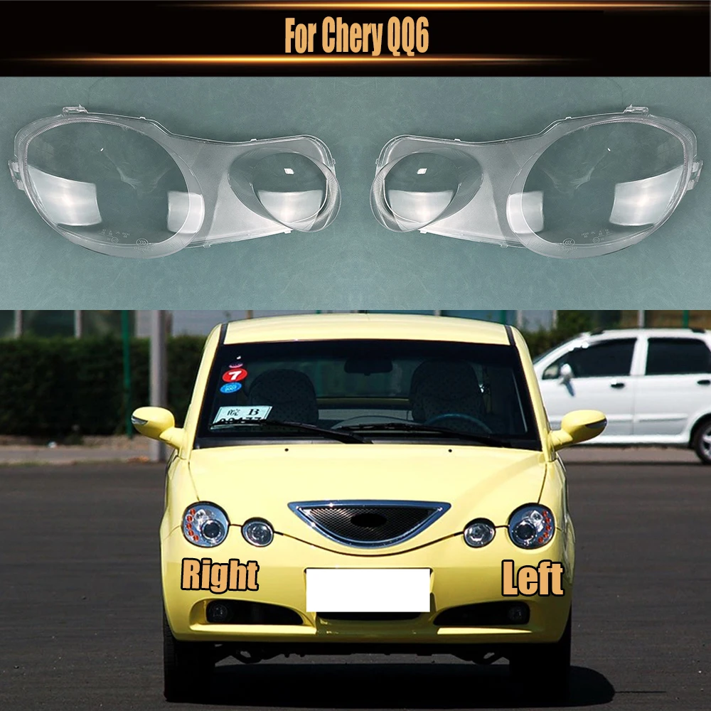 

For Chery QQ6 Front Headlamp Lamp Cover Headlight Shell Transparent Lens Replace The Original Lampshade Plexiglass