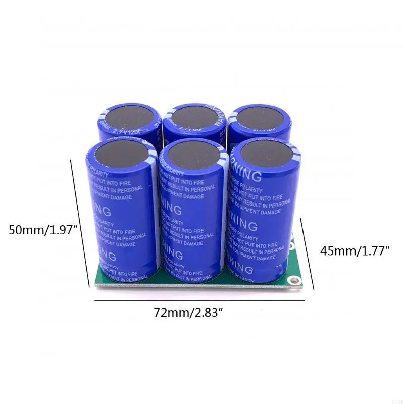 W3JD Super Farad Capacitor 2.7V 120F Electrolytic Capacitor Wide Scope of Application Metal for Automotive Circuit
