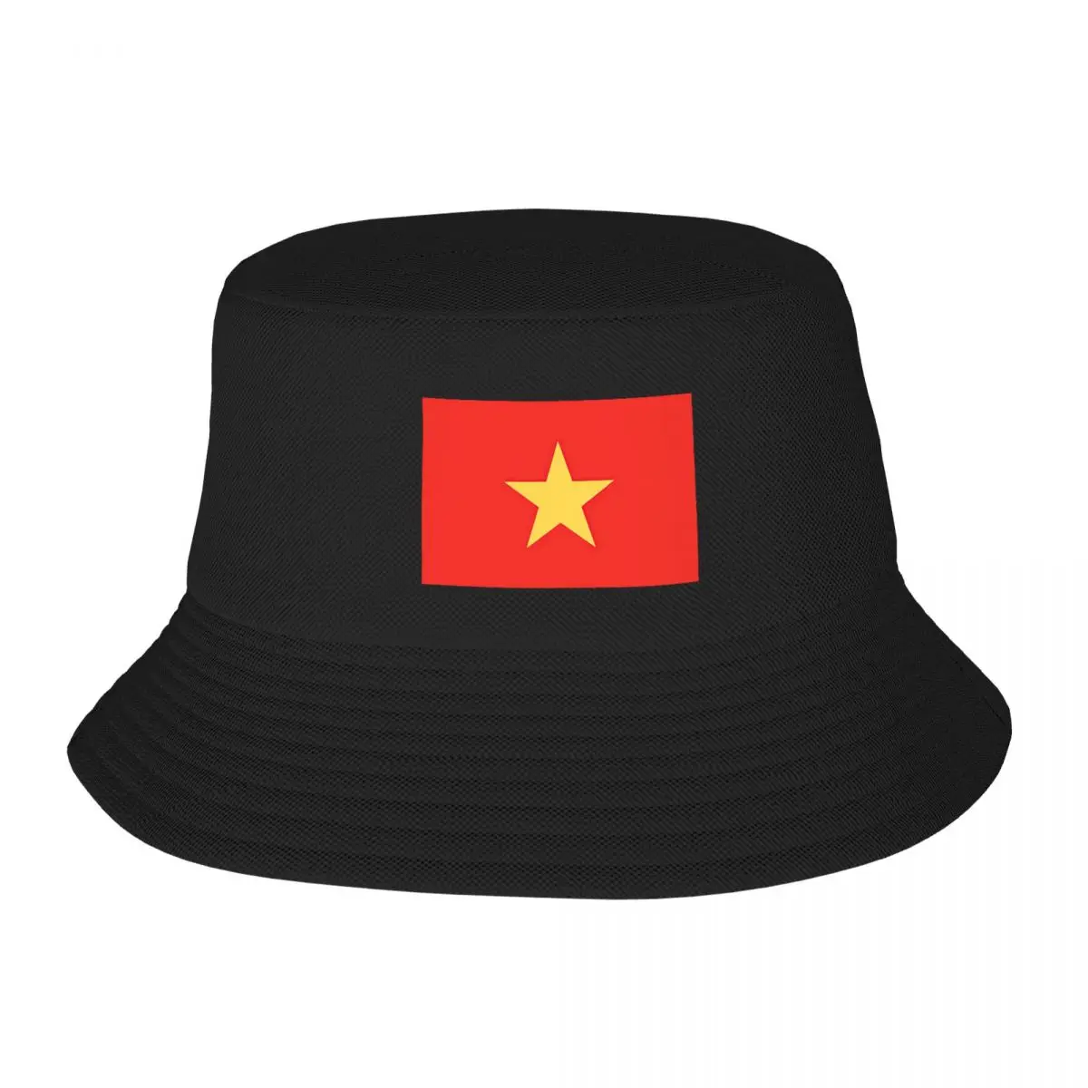 

Flag Of Vietnam Adult Fisherman's Hat Bob Bucket Hats Men Women Caps fisherman Hat Girl Boy Hat