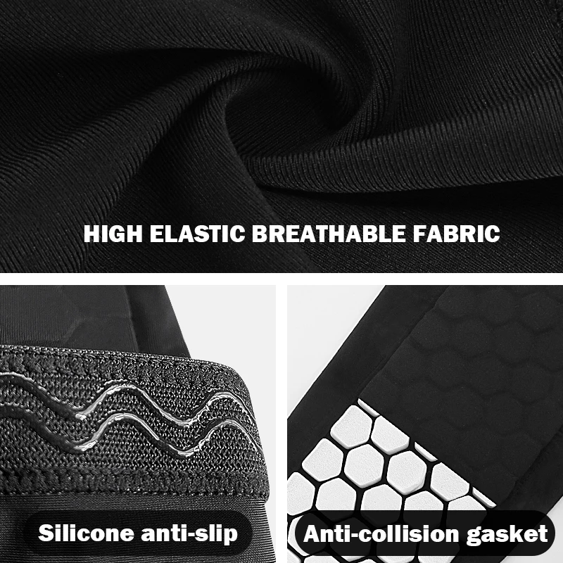 Shockproof Honeycomb Nylon Leg Sleeves and Shin Guards