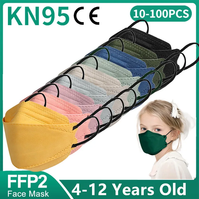 

Kids Fish Masks KN95 4 Layers FFP 2 Mascarilla Infantil 5-12 Years Mascarillas FPP2 Niños Morandi FFP2Mask Kids Masque Enfant