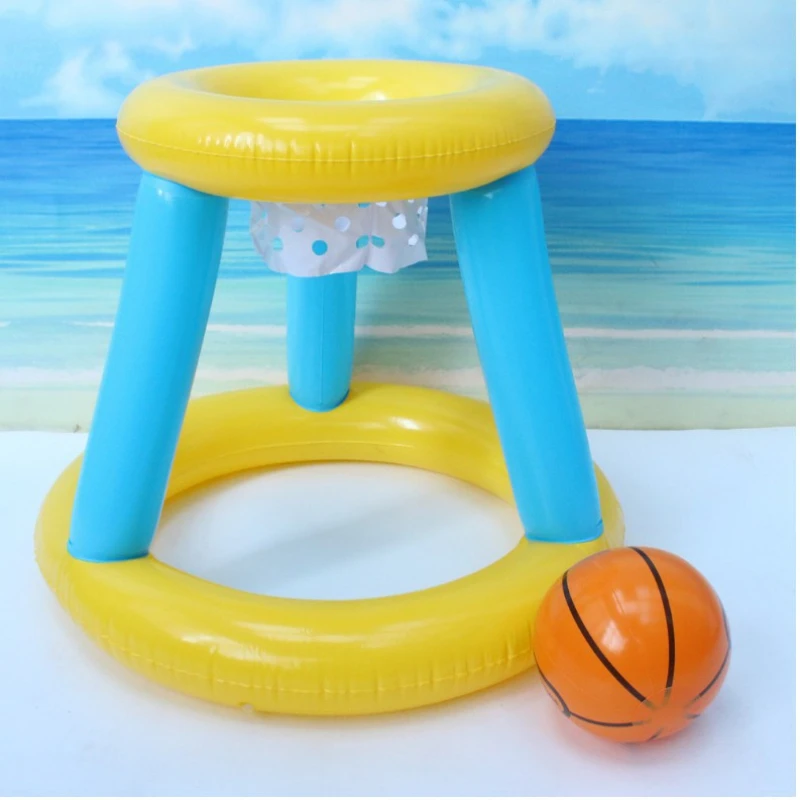 

Water Inflatable Accessories Children's Inflatable Basketball Frame Shooting Volleyball Water Floating Ball Frame Swimming Pool