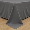 1 pc Bed Flat Sheet for Double Bed Plain Solid Color Top Sheets Single/Queen/King Flat Bedsheets Soft Home Bed Linen Sheets 3