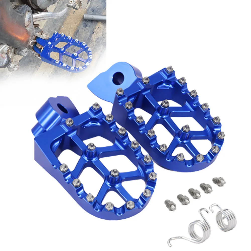 Motorcycle CNC Footrest Footpeg Foot Pegs For Yamaha YZ65 YZ85 YZ125 YZ250 YZ YZF 125 250 450 WR250F WR450F YZ450FX motorcycle accessories,motorcycle footrests,motorcycle foot pedals