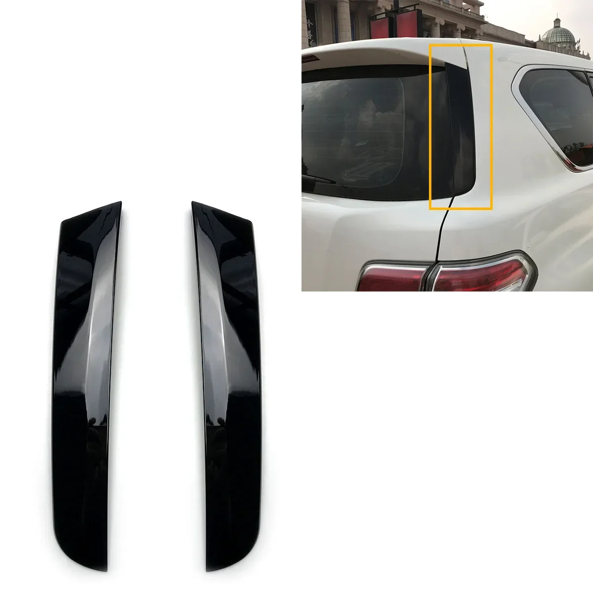 

2 шт., наклейки на заднее окно и крыло Nissan патруль Y62 2010-2018