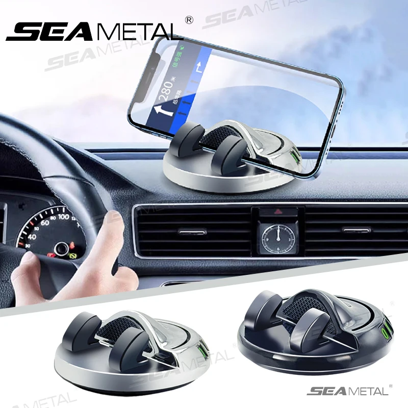 Plastic Car Phone Mount 360 Degree Rotatable Dashboard Holder