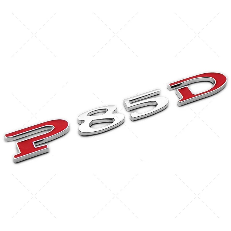 

Для Tesla Model S/3/S/Y Задняя подъемная крышка P85D табличка с именем Логотип Эмблема Спорт OEM хром