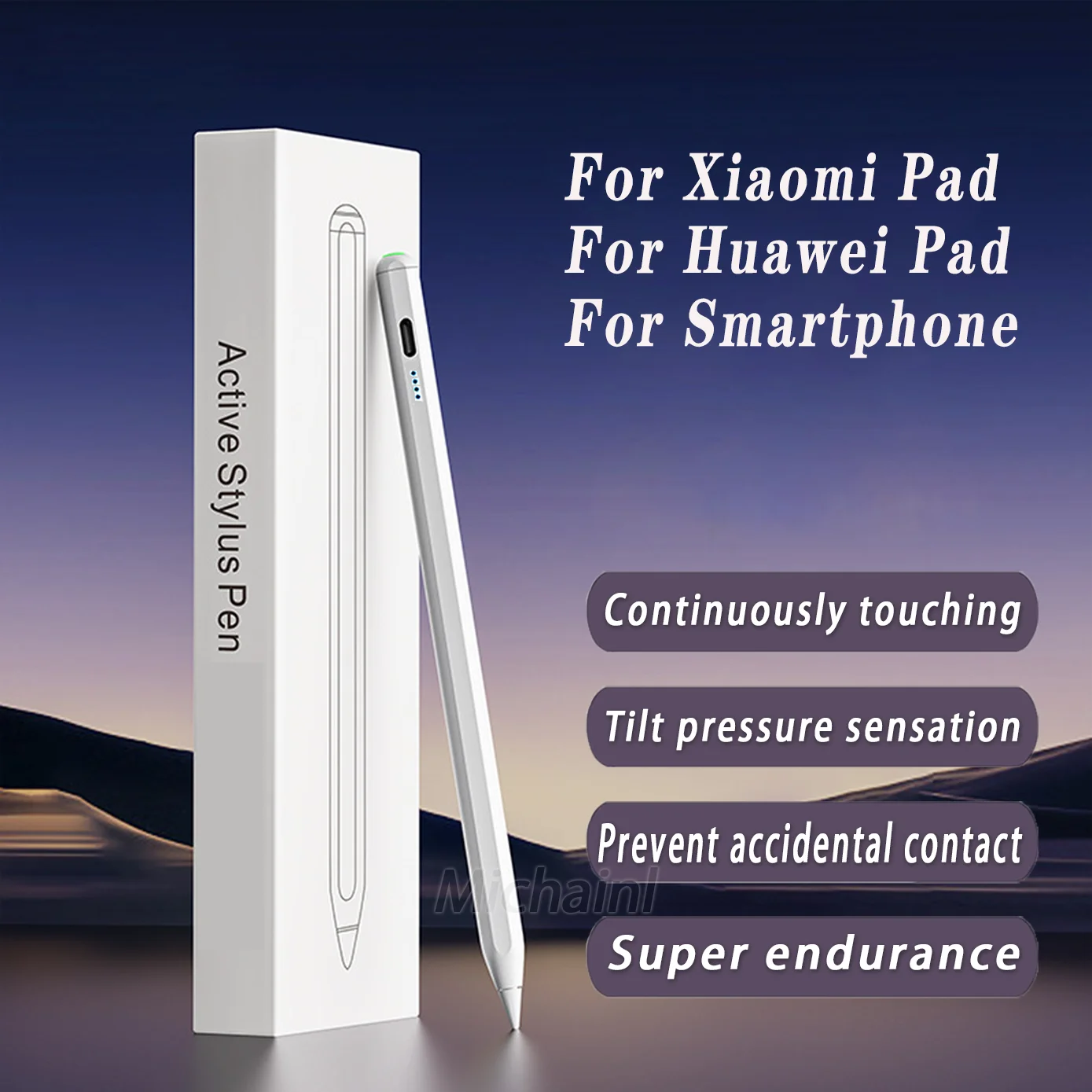 Caneta Stylus Universal para Xiaomi Pad Huawei Pad Caneta de Toque do Telefone Móvel Ios Windows Android Apple Ipad Lápis - Imagem 2