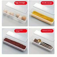 Boîtes de conservation des aliments frais pour réfrigérateur, boîtes de conservation des aliments frais pour légumes et fruits, boîte de rangement transparente scellée 5