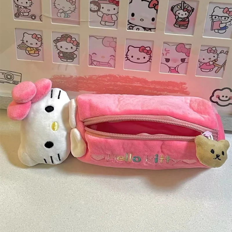 Hello Kitty Pencil Bag Student School Stationery Supplies Girls Kids Gifts stationery gift box,pencil school supplies,pencil case,pen pencil case,stationery set