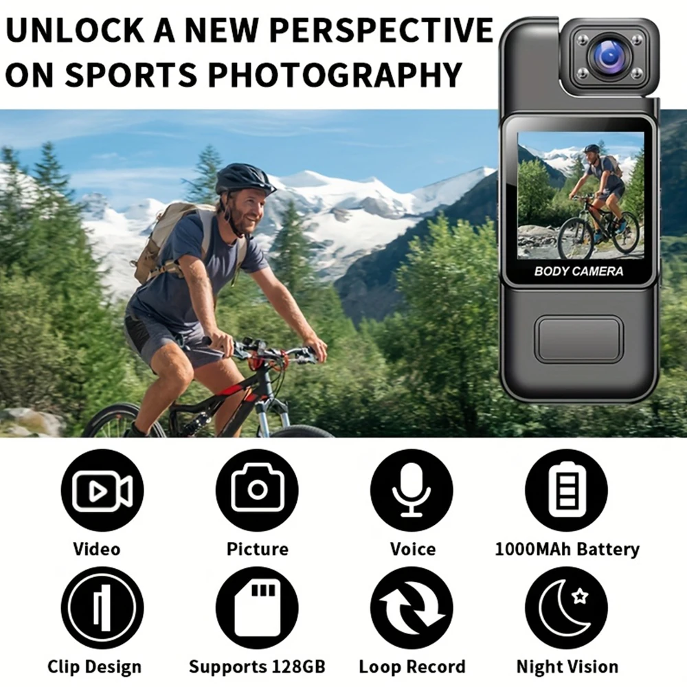 4K Ultra HD WiFi Mini Camera Portable Digital Video Recorder Police BodyCam Infrared Night Vision Sports DV Riding Camcorder 카메라