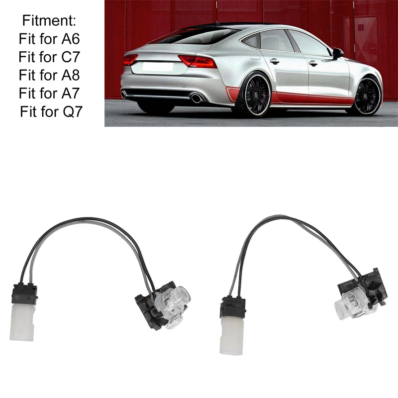 For Audi A6 A6l C7 A8 A7 Q7 Door Handle Light Exterior Ambient Handle