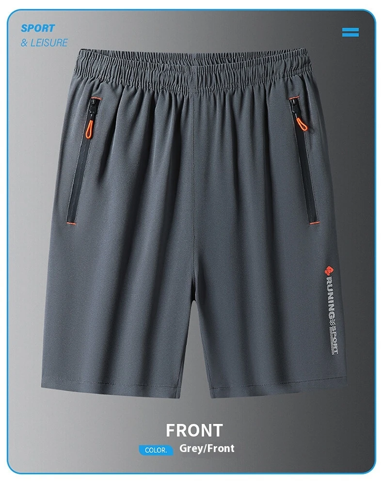 Mens Quick-Dry Sports Shorts - Breathable Loose Mid-Length Running  Hiking Pants