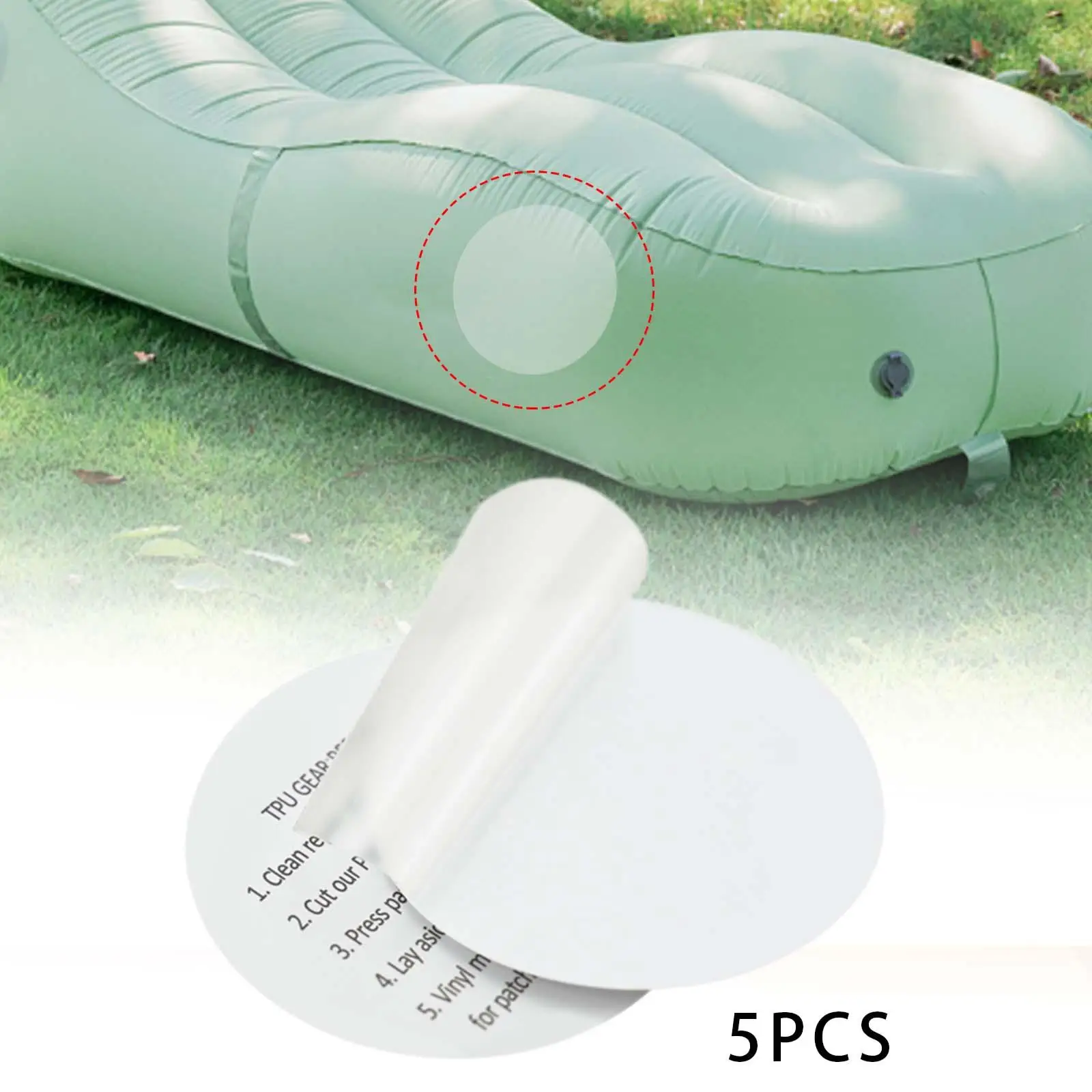 Patchs Autocollants Auto-adhésifs Transparents Et Imperméables, 10/50 Pièces, Bande De Réparation De Tente Extérieure, Jouets Gonflables, Patch De Lit D'air Pour Piscine