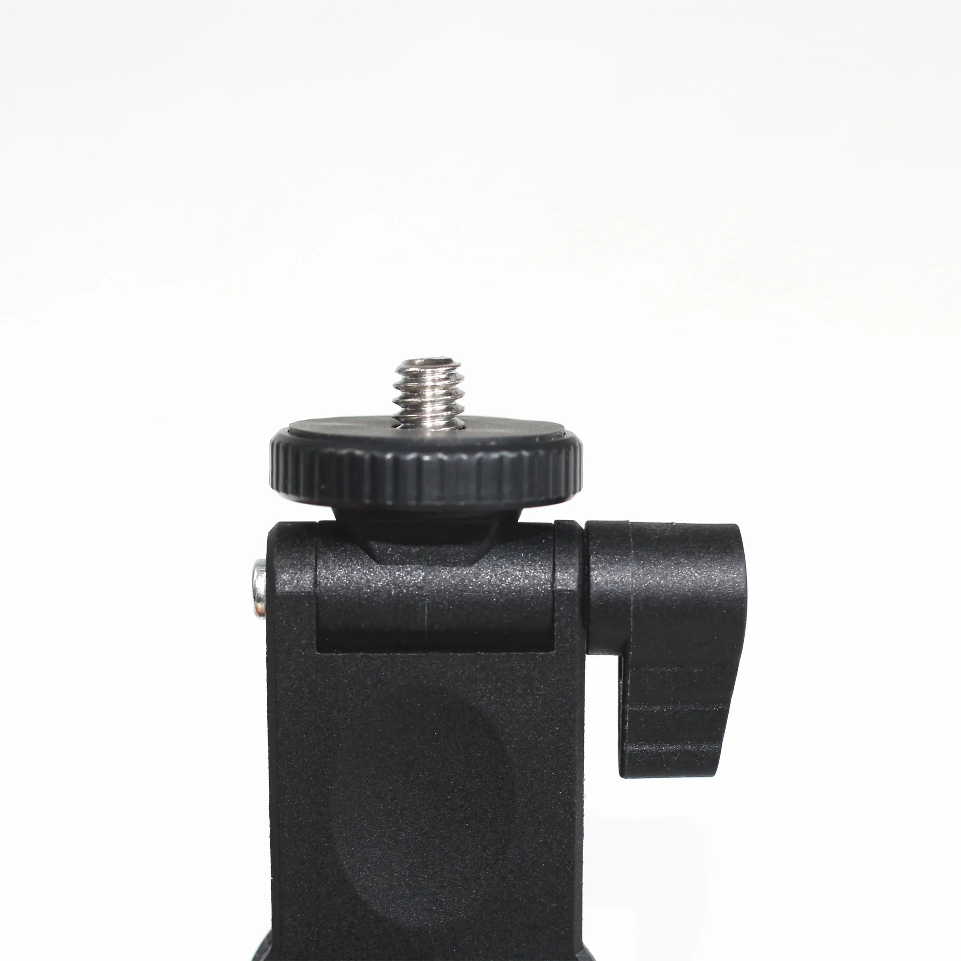 Clip Support Lampe Selfie 1/4" - Pour Téléphone, Appareil Photo, Flash - Rotation 360° - Idéal Photo & Vidéo