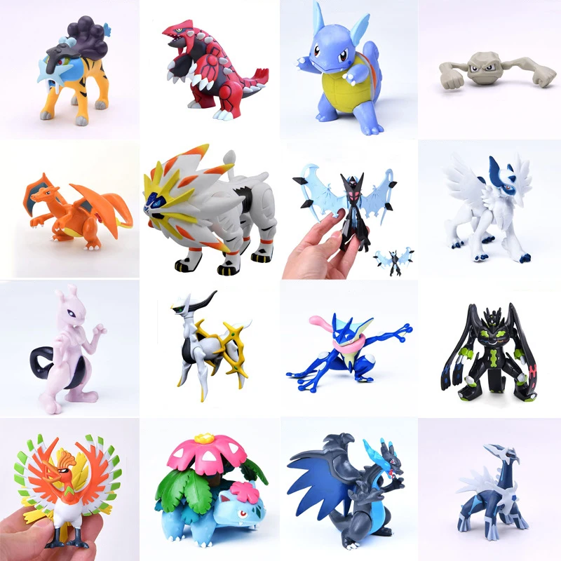 

Pokemon Action Figure Cartoon Pikachu Game Anime Model Dolls Hands Feet Can Move Funny Collect Toys Home Decoration Kids Gifts