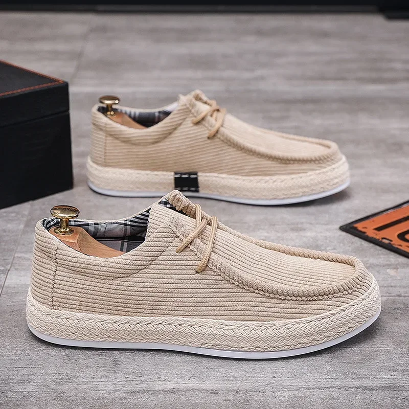 Men's Shoes Summer Breathable Lazy Casual Shoes Versatile Board Shoes Men's Cloth Shoes Sailing Shoes Men Sweat-Absorbant 3