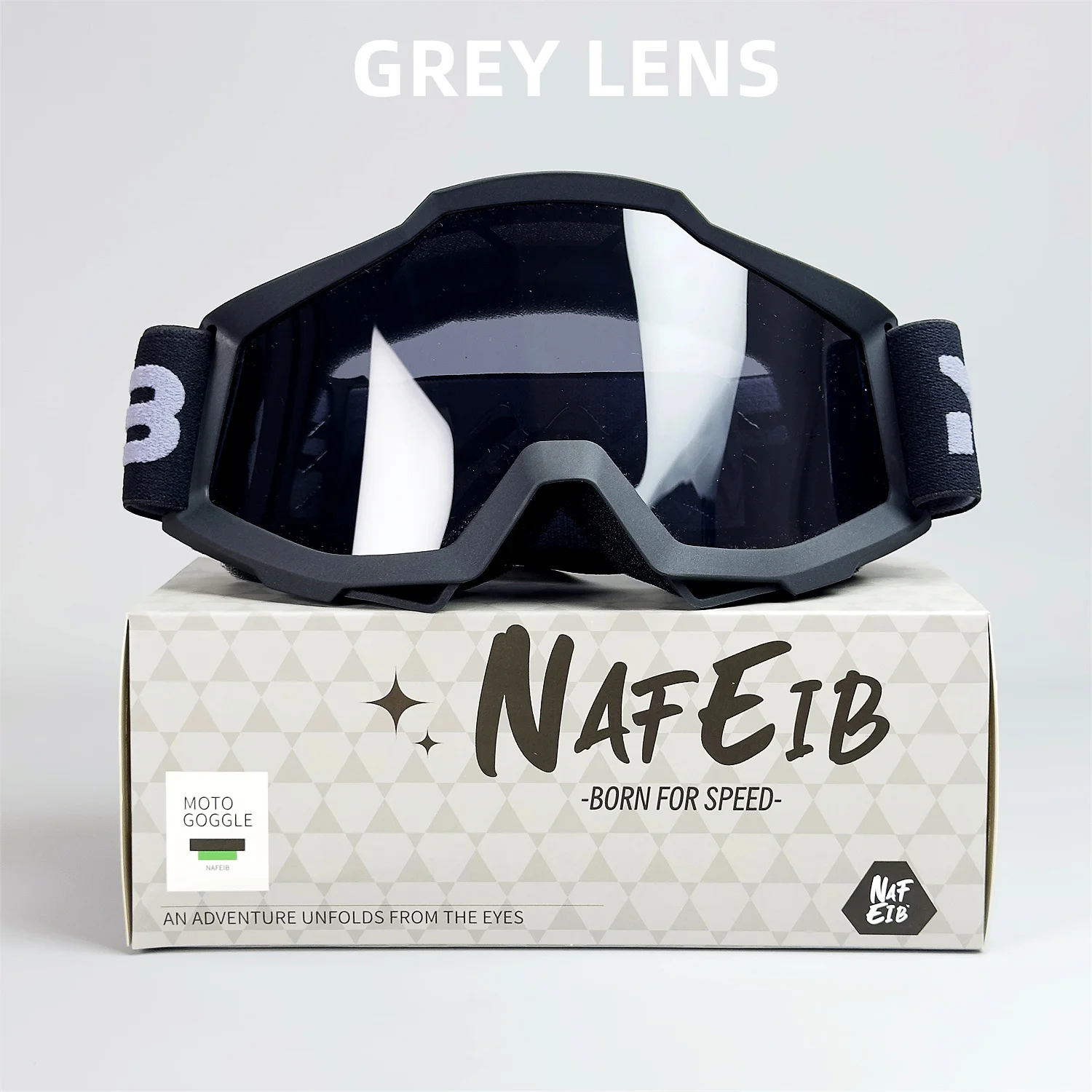 NAFEIB Motorcycle Goggles N17 Motocross Cycling Glasses Outdoor Off Road Skiing Sport MTB ATV Dirt Bike Racing Goggles 
