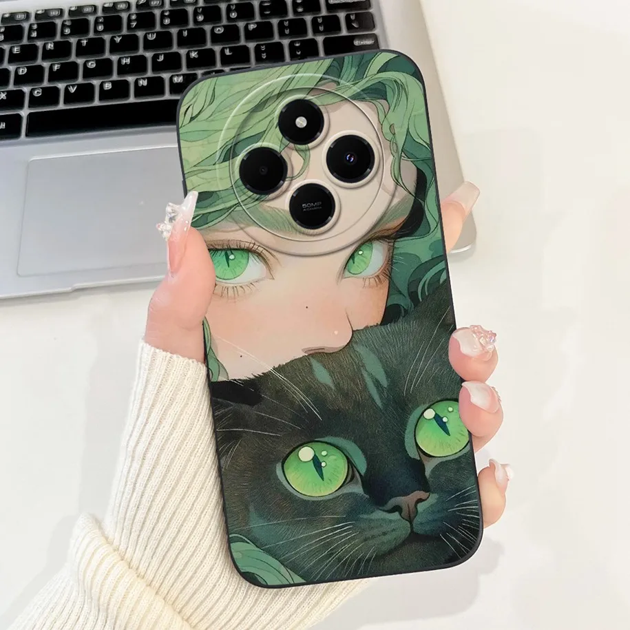 Cute Panda Rabbit Cartoon Soft Matte Silicone Back Cover Case