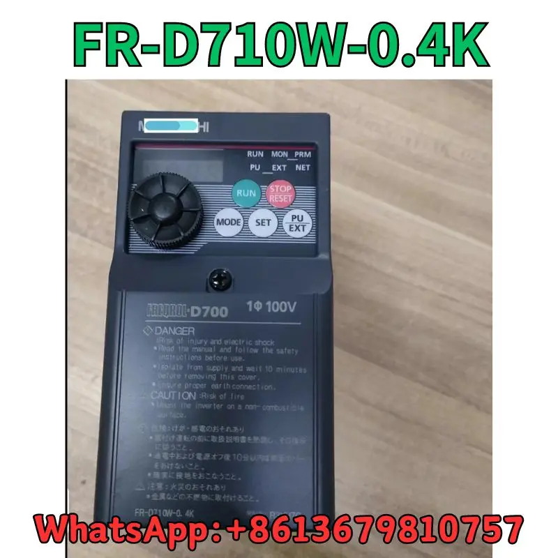 

Used Frequency converter FR-D710W-0.4K test OK Fast Shipping