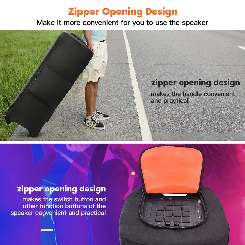 Speaker Storage Case For JBL PartyBox 1000 710 520 310 320 110 Club 120 Bluetooth Speakers Waterproof Anti-Slip Nylon Dust Cover