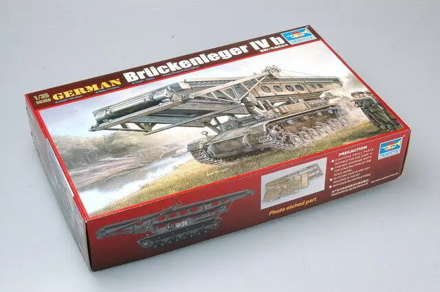 

Trumpeter 00390 1/35 Немецкий Bruckenleger IVb мост бак пластиковая модель комплект DIY TH05599