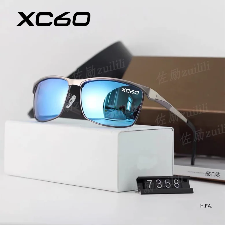 고급 남녀 편광 선글라스, 볼보 XC60 V50 V40 XC90 S60 S40 S80l V90 V60 EX90 S90 XC40용 자외선 차단 고글