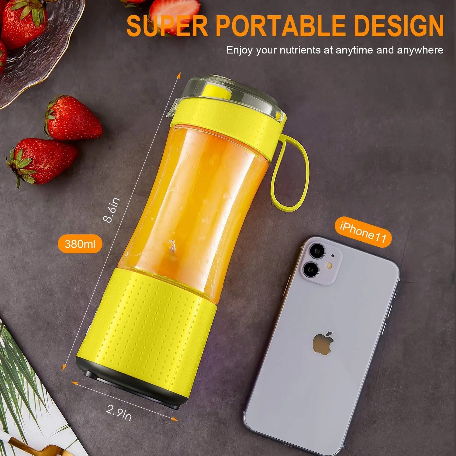 Blender Portable Electric Shaker Bottle – TheTrendWillOut