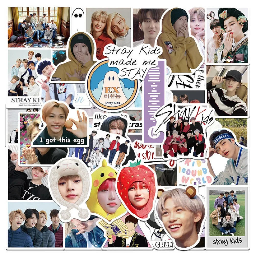 Stray Kids Stickers 100pcs New Album No Easy Laptop Stickers Stray