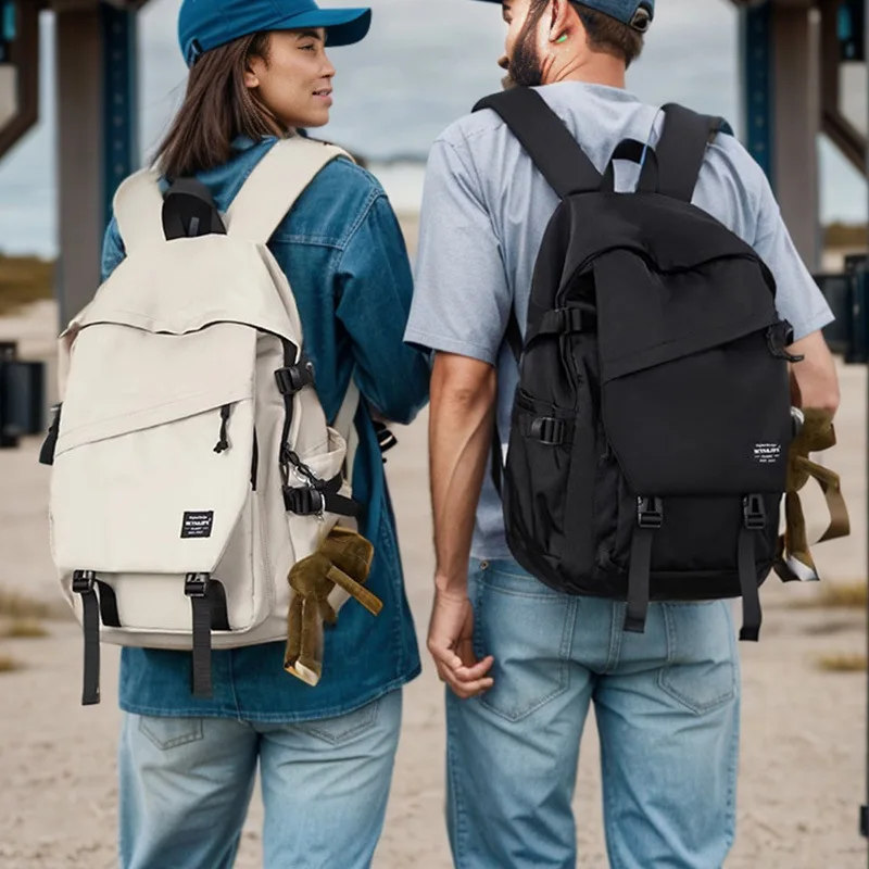 College-Mittelschule-Büchertasche für Teenager, Mädchen und Jungen, Anti-Diebstahl-Reiserucksäcke, lässiger Tagesrucksack, große Büchertaschen für Studenten – Detail 5