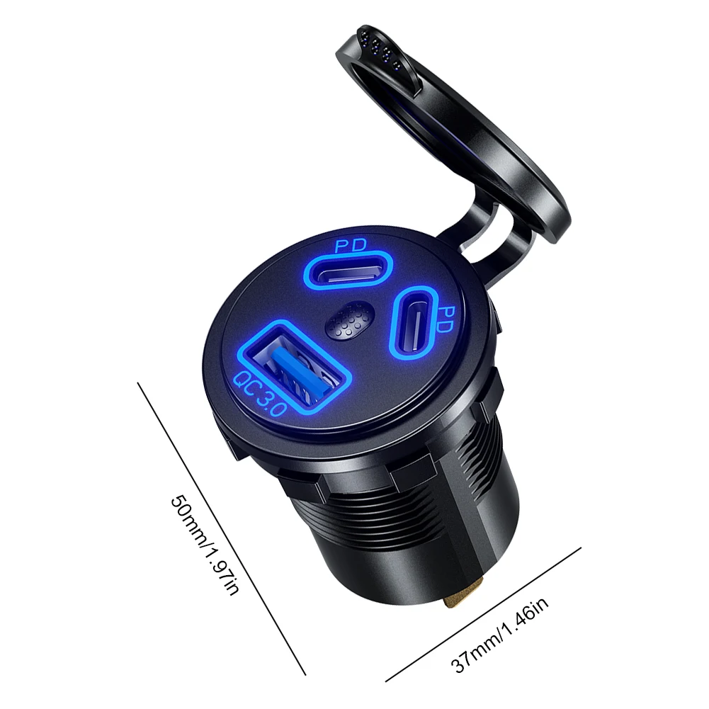 USB    PD CŸ   , QC3.0   , IP66 ,  ؾ , 45W