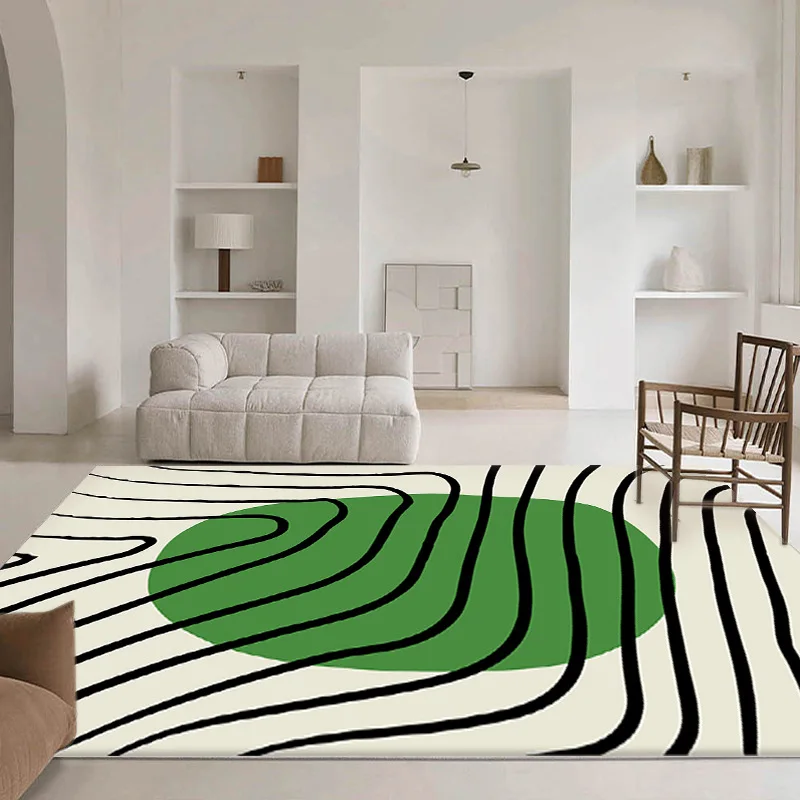 

Minimalist Abstract Lines Carpet for Living Room Big Size Rugs for Bedrooms Floor Mats for Home Aesthetic Room Decoration