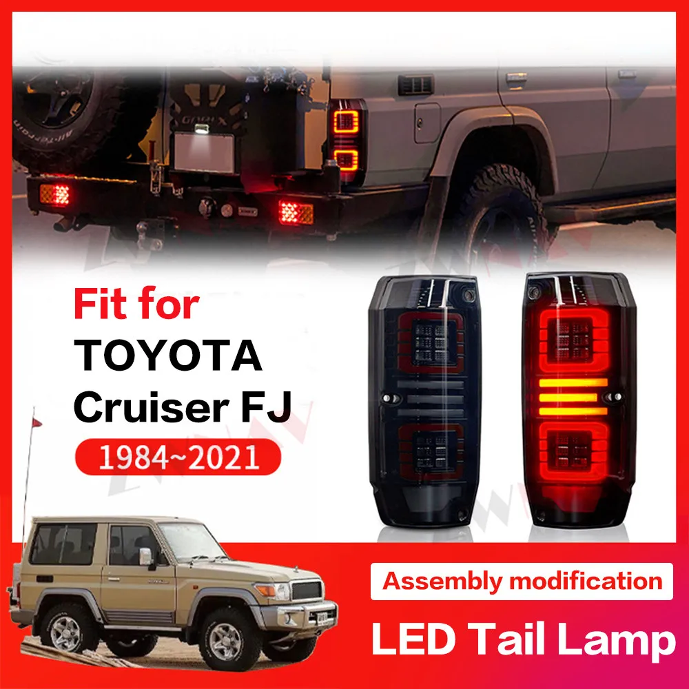 

Car LED Taillight Tail Light Assembly Rear Running Lamp Brake Lamp Reverse Dynamic Turn Signal For Toyota FJ CRUISER 2007-2020