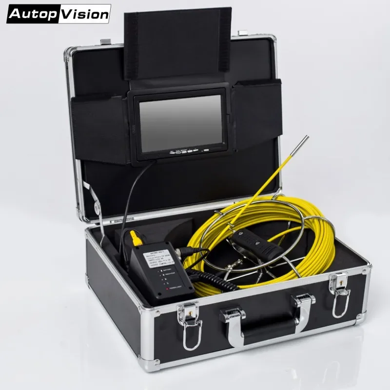 

DHL Free WP70 50M Cable Underwater mini camera 7" TFT LCD 6.5/17/23mm Sewer Pipeline Endoscope Inspection Snake DVR Camera