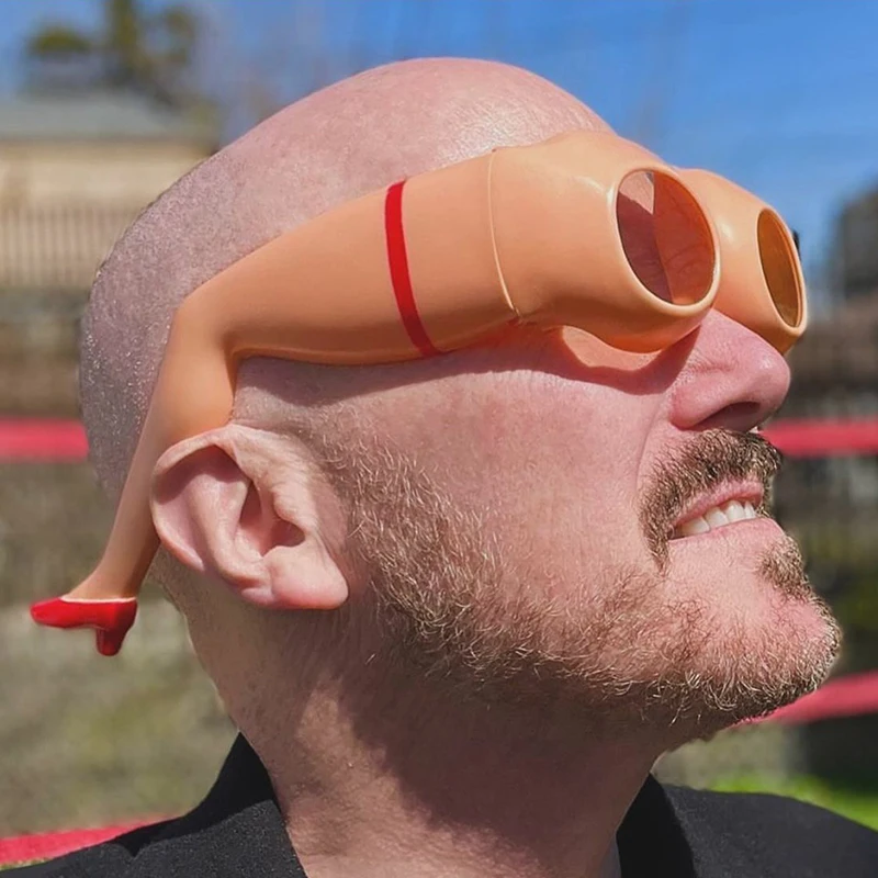 Lunettes de soleil jambes et fesses pour adultes, blague drôle