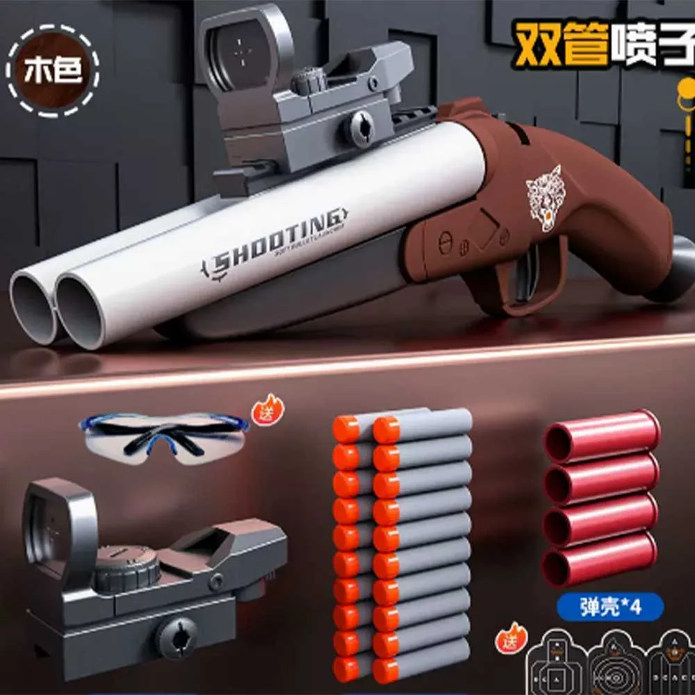 Winchester-pistola de balas de espuma suave para niños, juguete de acción,  pistola de lanzamiento Manual, Arma de escopeta, Rifle, juguete para niños,  M1887 - AliExpress